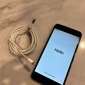 Apple iPhone 6 Plus with charging Cable
